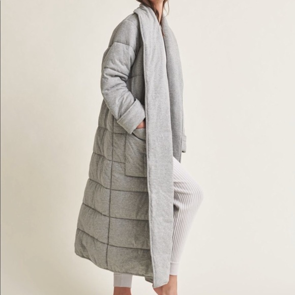 Skin Other - Skin Quilted Sonya Robe 4 XL NWT Eye Mask Gray